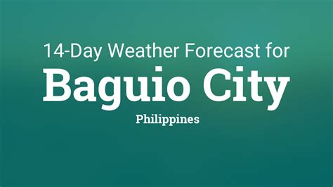 weather this week baguio|Baguio City, Benguet, Philippines Weather Forecast .